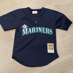Mitchell & Ness Seattle Mariners Ichiro Suzuki Batting Jersey size small S Youth